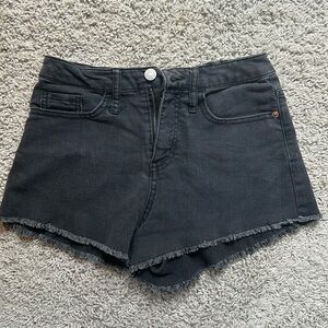 wild fable black denim shorts size 00